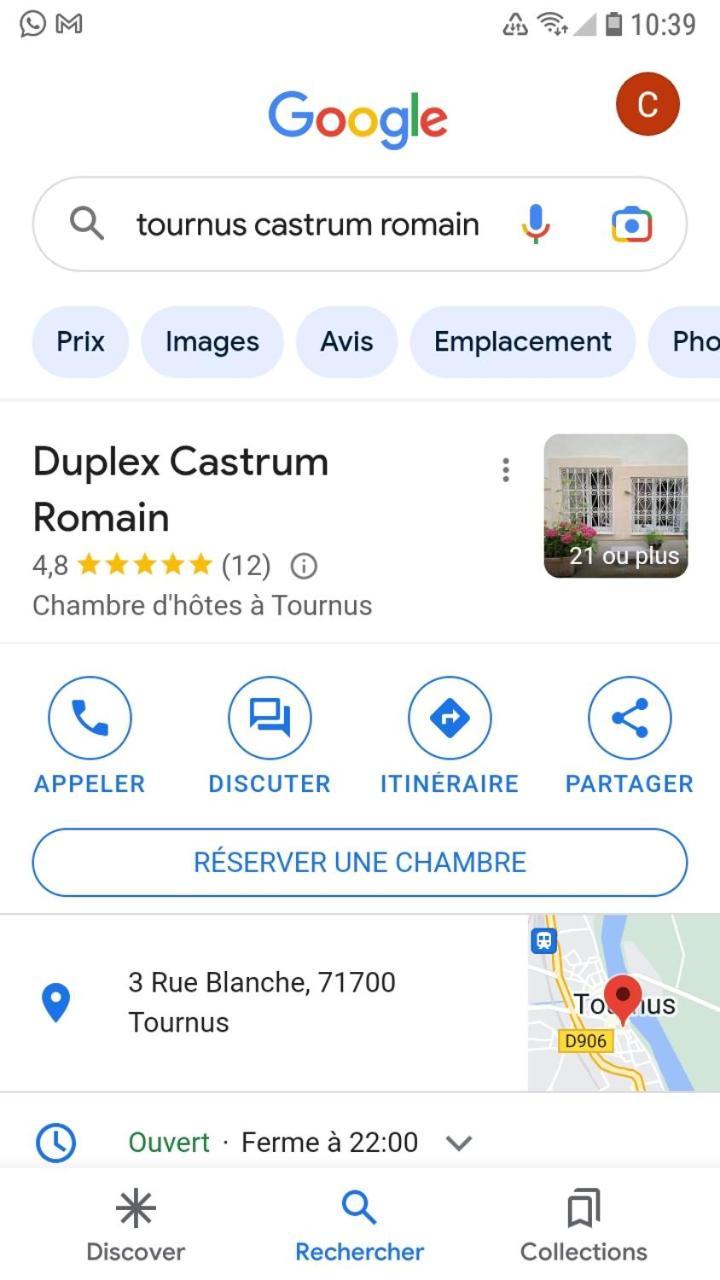 Tournus Castrum Romain - Duplex 54 M2 - 3 Etoiles - Petit Box Velo - 5Mn Autoroute Rom bilde